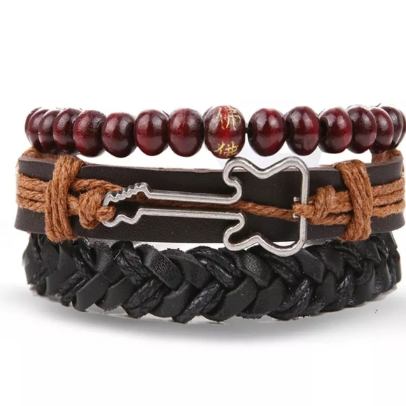 Other - UNISEX Guitar bracelet set